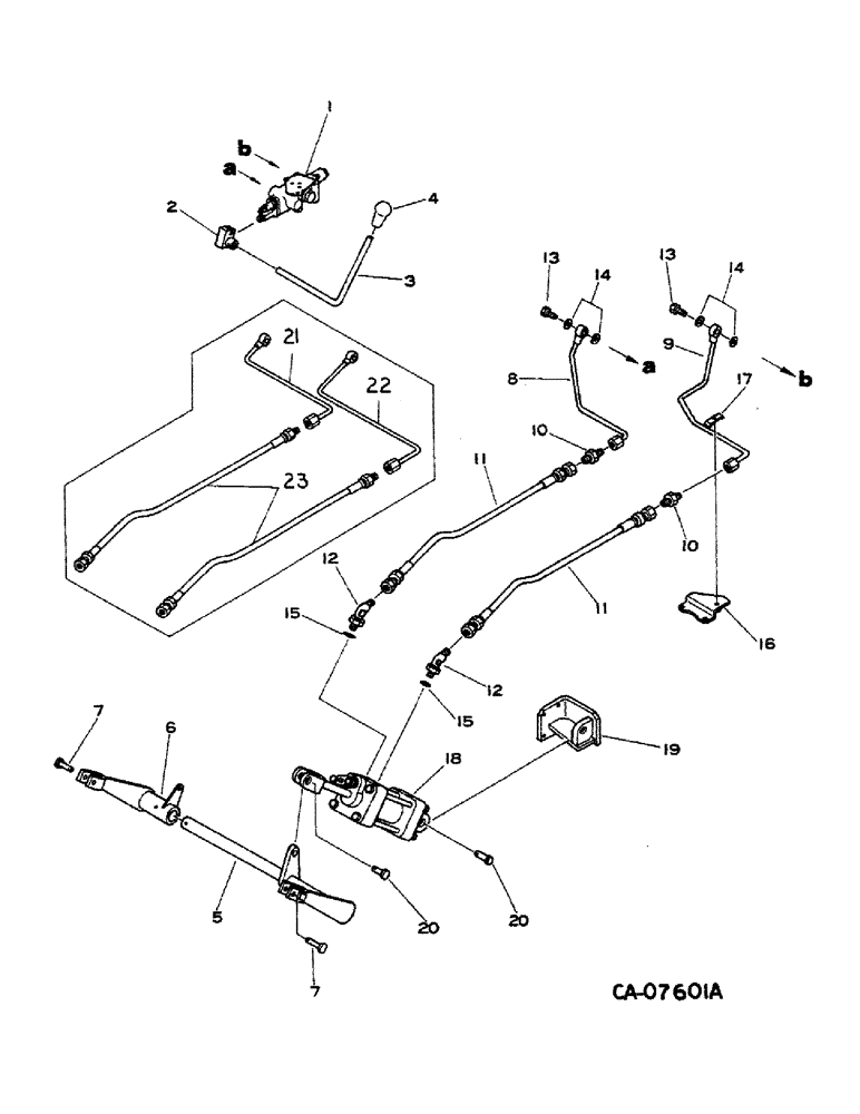 Схема запчастей Case IH 274 - (10-07) - HYDRAULICS, CULTIVATOR CONTROL (07) - HYDRAULICS