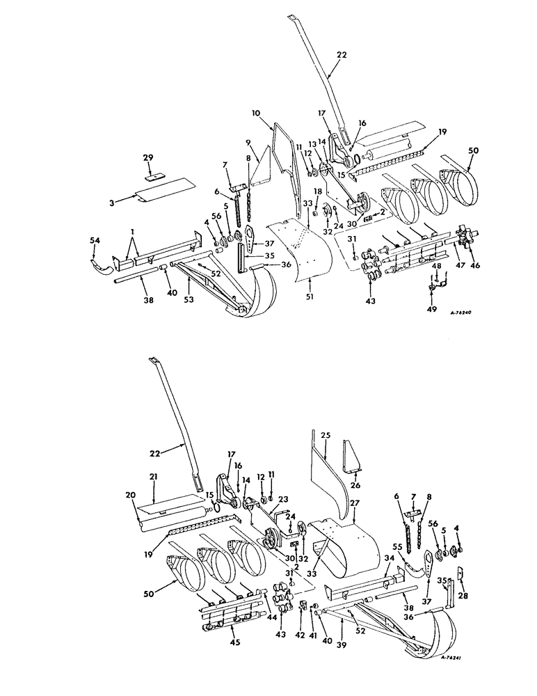 Схема запчастей Case IH 315 - (Q-25) - PLATFORMS, WINDROW PICKUP BASIC UNIT, ROTARY TYPE Platforms