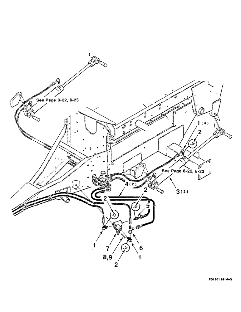 Схема запчастей Case IH 8610 - (9-30) - HEAVY BALE KIT ASSEMBLY, SERIAL NUMBER CFH0036001 THRU CFH0036201 (88) - ACCESSORIES