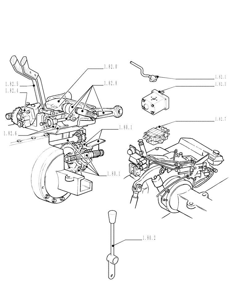 Схема запчастей Case IH JX70 - (1.80.0 SEC. 07) - HYDRAULICS (07) - HYDRAULIC SYSTEM