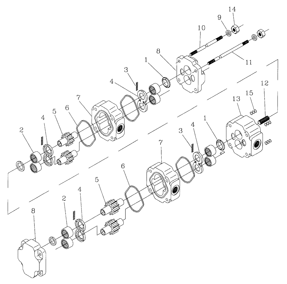 Схема запчастей Case IH 7700 - (B04[13]) - FLOW DIVIDER,  LOW HORSEPOWER Hydraulic Components & Circuits