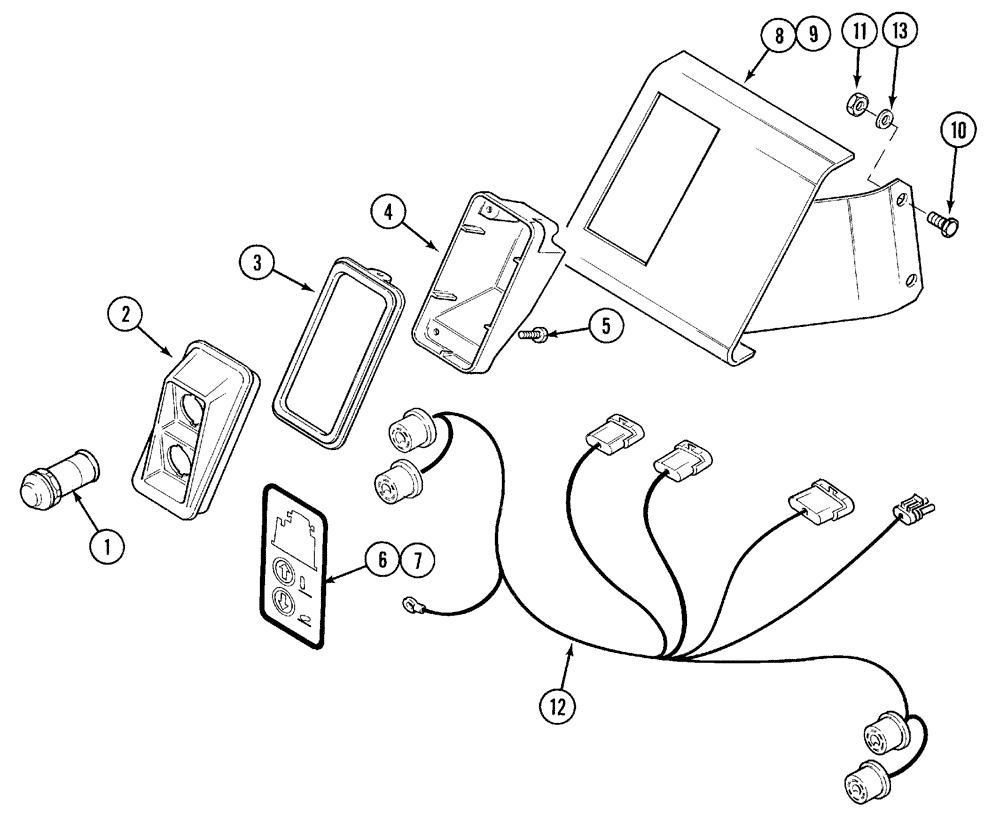 Схема запчастей Case IH 5220 - (9-024) - REMOTE CONTROLS HITCH (09) - CHASSIS/ATTACHMENTS