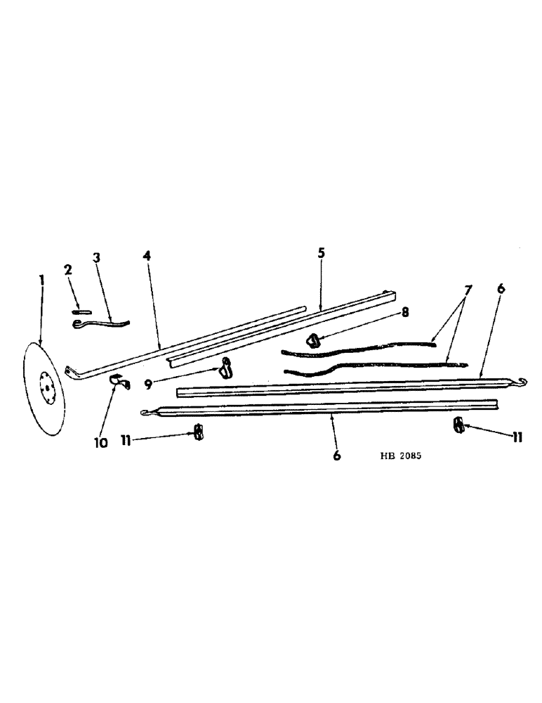 Схема запчастей Case IH 150 - (65) - MULTIPLE DRILL DISK MARKER, FOR 20X8, 14X10, 16X10, 10X12, 14X12, 10X14, & 8X18 DRILLS WHEN DUPLEXED 