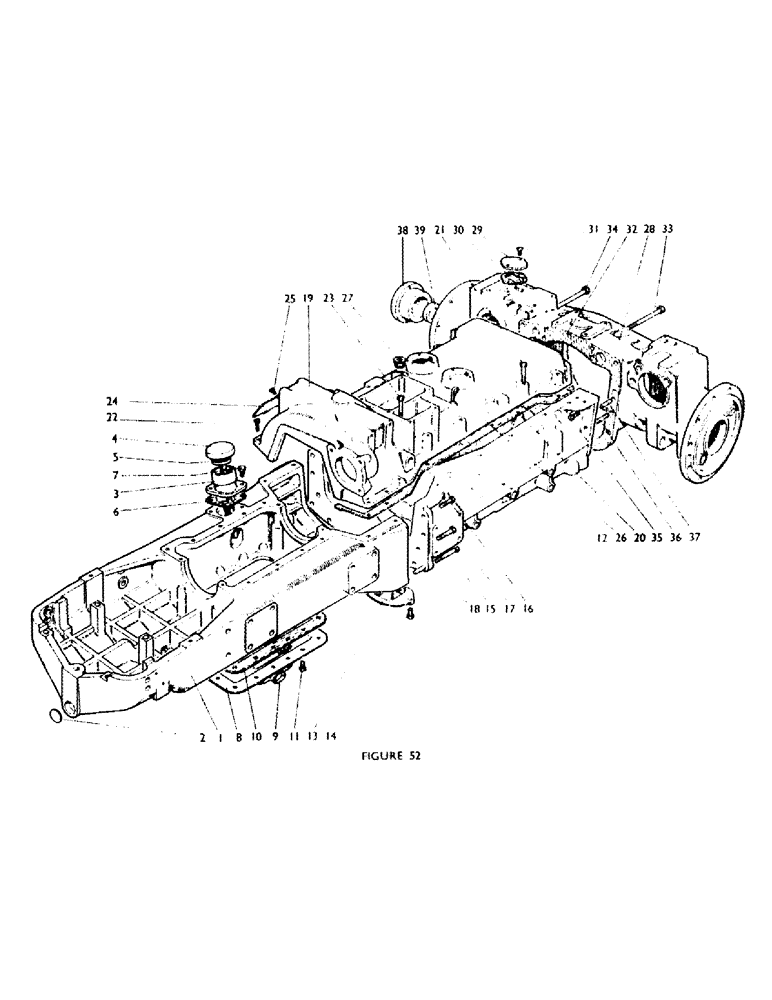 Схема запчастей Case IH 770B - (086) - MAIN FRAME AND COVERS (12) - CHASSIS