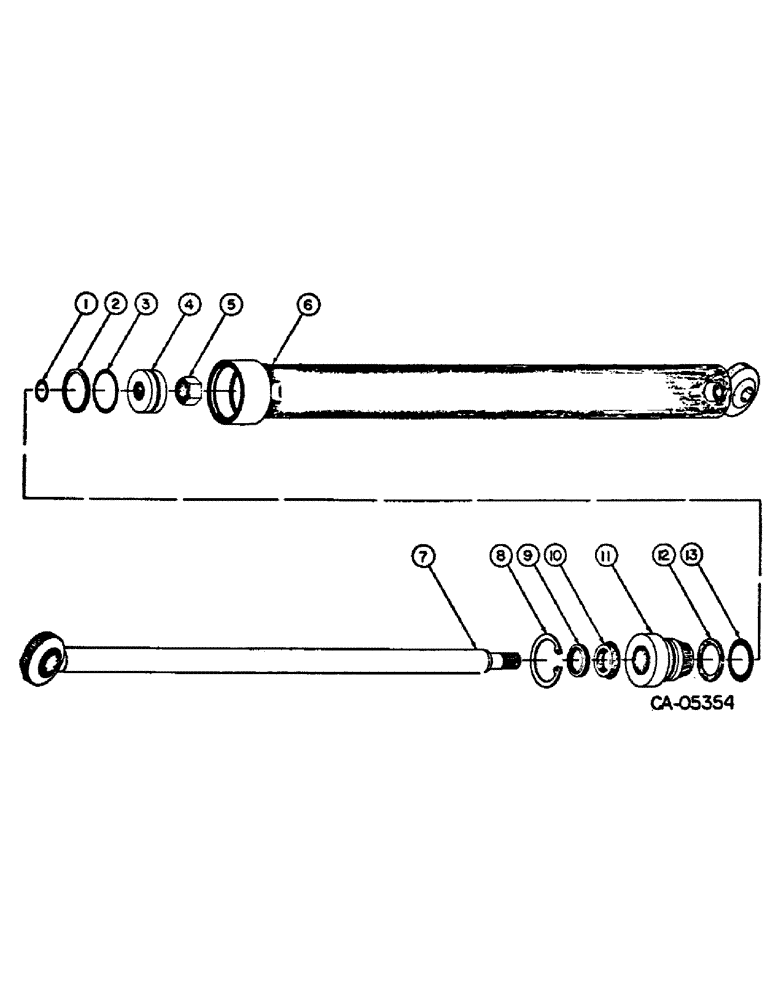 Схема запчастей Case IH 4120 - (10-5) - HYDRAULICS, LIFT CYLINDER (07) - HYDRAULICS