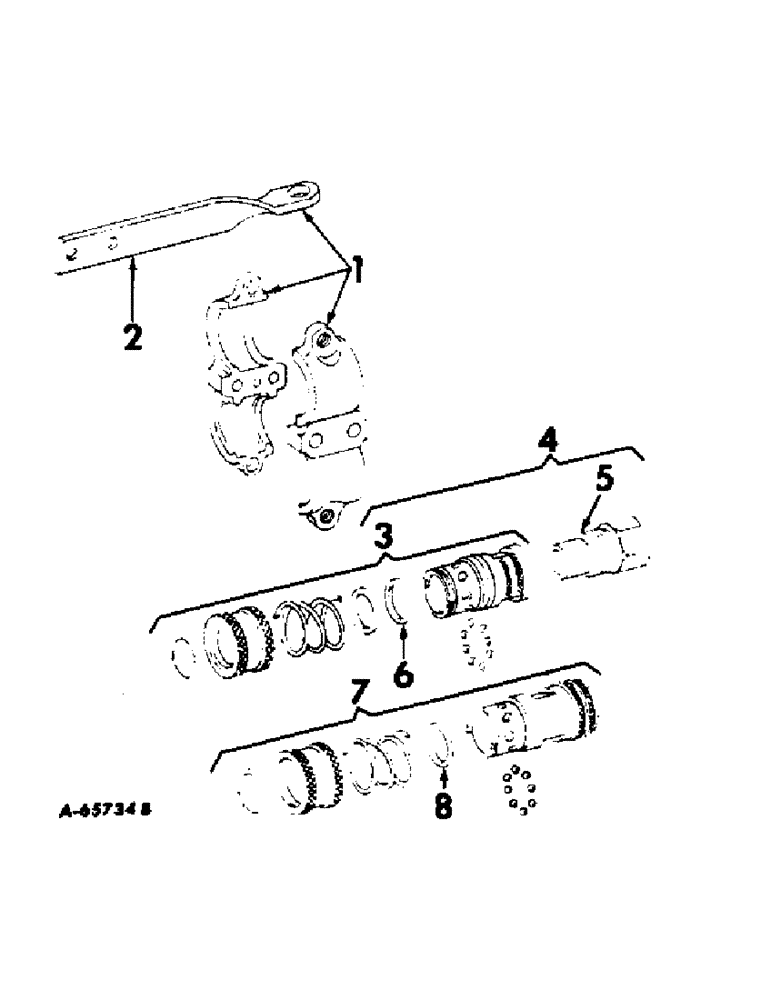 Схема запчастей Case IH 706 - (F-29) - HYDRAULICS SYSTEM, FRAME AND SELF-SEALING COUPLINGS (07) - HYDRAULIC SYSTEM