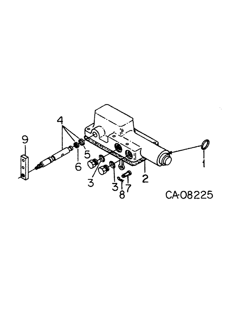 Схема запчастей Case IH 1460 - (10-28) - HYDRAULICS, CONTROL VALVE ASSEMBLY, EATON, HYDROSTATIC PUMP (07) - HYDRAULICS