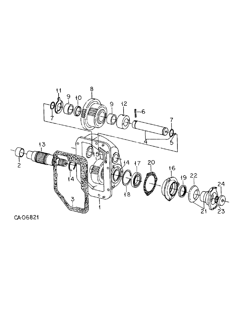 Схема запчастей Case IH 6788 - (07-15) - DRIVE TRAIN, FOUR WHEEL DRIVE ASSY (04) - Drive Train