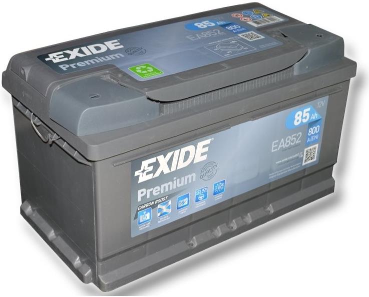 аккумулятор Exide Premium EA852 85Ah 800A 315x175x175 -+ EA8