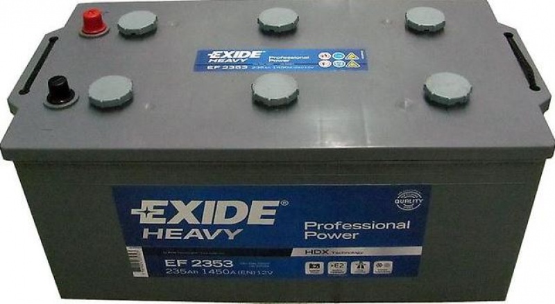 Exide Heavy Professional 235 Ач евро 1300А (518x276x242) EF