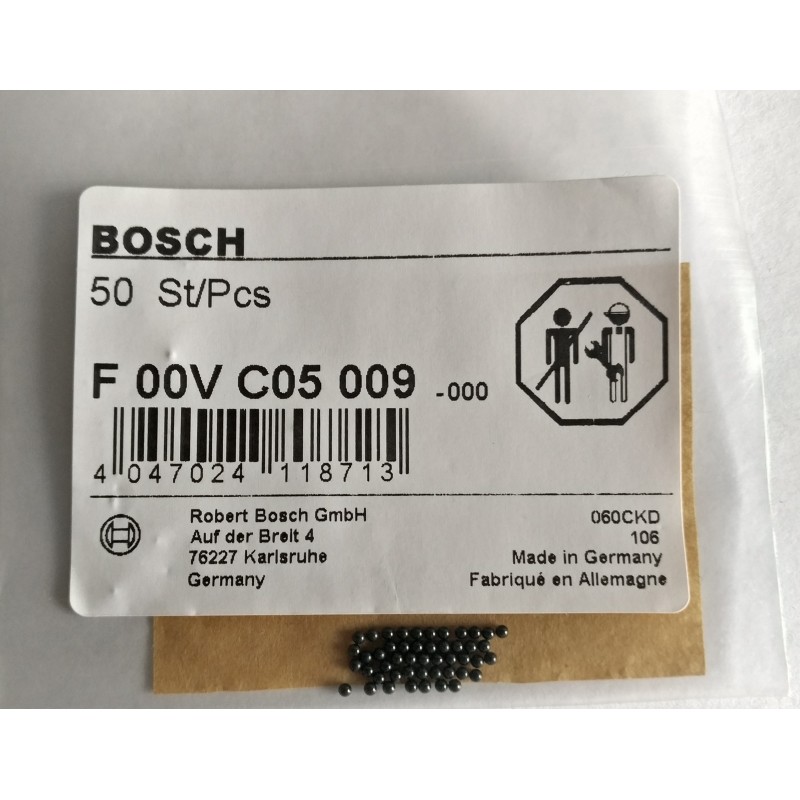 Шарик клапана Bosch F00VC05009