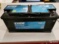 Аккумулятор Exide start-stop Agm 105ah EK1050 купить в Красн