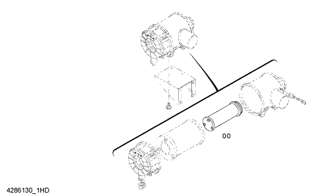 Схема запчастей Hitachi ZX250LCK-3G - 016 ELEMENT (INNER) 01 UPPERSTRUCTURE