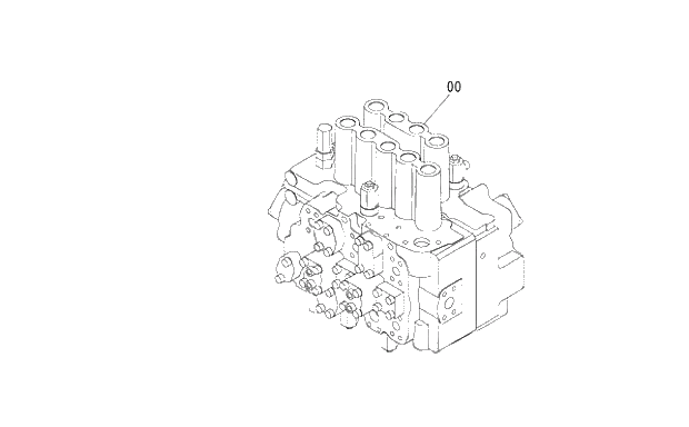 Схема запчастей Hitachi ZX250H-3G - 050 CONTROL VALVE 01 UPPERSTRUCTURE