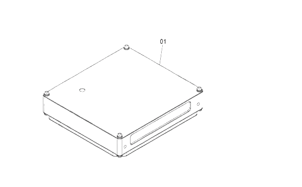 Схема запчастей Hitachi ZX250LCK-3G - 071 CONTROL UNIT 01 UPPERSTRUCTURE