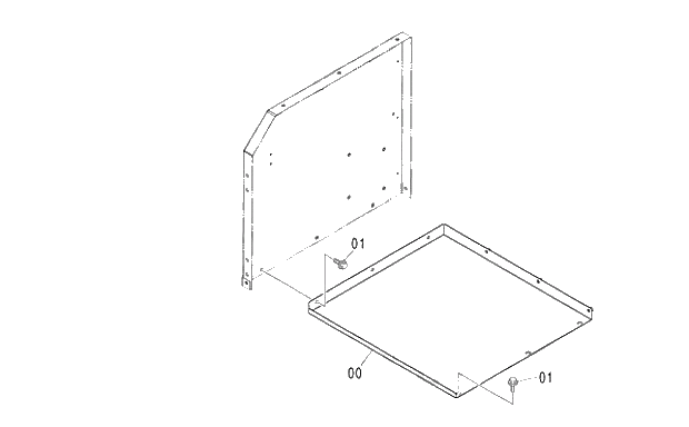 Схема запчастей Hitachi ZX240LC-3G - 129 COVER (8)(WITHOUT MULTI LEVER) 01 UPPERSTRUCTURE