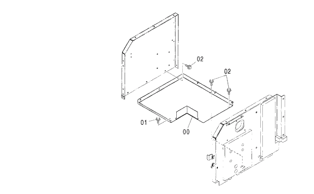 Схема запчастей Hitachi ZX250K-3G - 130 COVER (8)(WITH MULTI LEVER) 01 UPPERSTRUCTURE