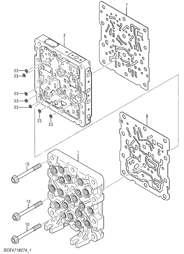 Схема запчастей Hitachi ZX280LC-5G - 011 VALVE;SHUTTLE (1-5) 03 VALVE