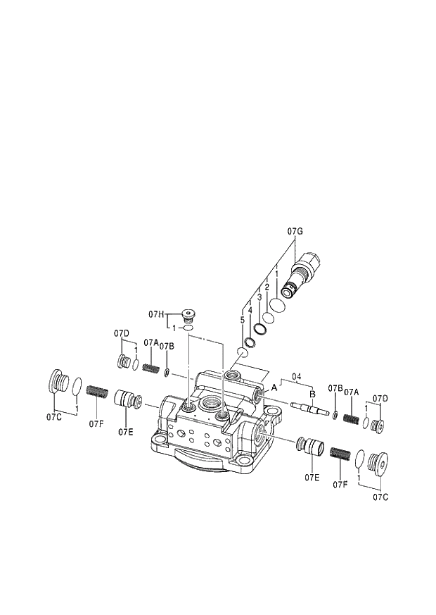 Схема запчастей Hitachi ZX140W-3 - 327 VALVE BRAKE ( CEB CED 002001-,005001- CEA 020001-,050001-). 02 MOTOR