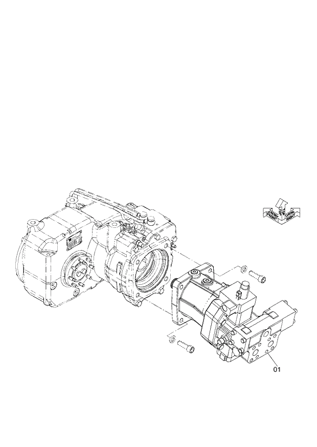 Схема запчастей Hitachi ZX140W-3 - 332 MOTOR OIL (TRAVEL) ( CEB CED 002001-005000, CEA 020001-050000). 02 MOTOR