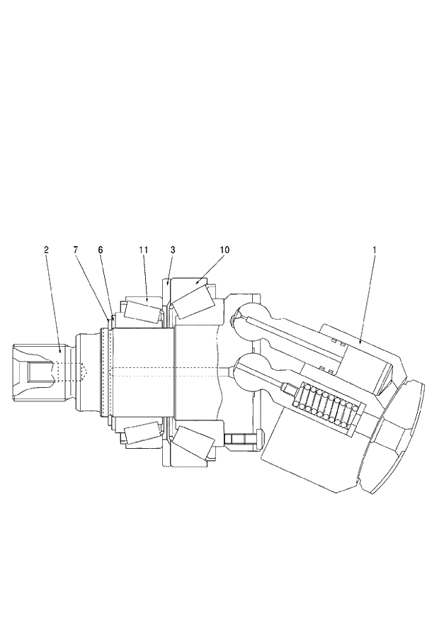 Схема запчастей Hitachi ZX140W-3 - 334 ROTARY GROUP ( CEB CED 002001-005000, CEA 020001-050000). 02 MOTOR