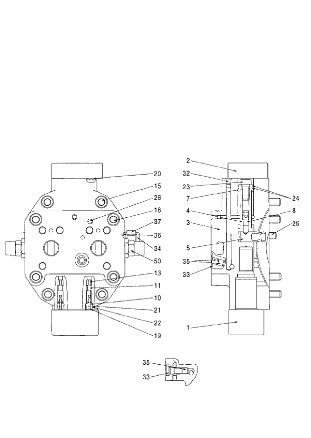 Схема запчастей Hitachi ZX140W-3 - 336 CONTROL ( CEB CED 002001-005000, CEA 020001-050000). 02 MOTOR