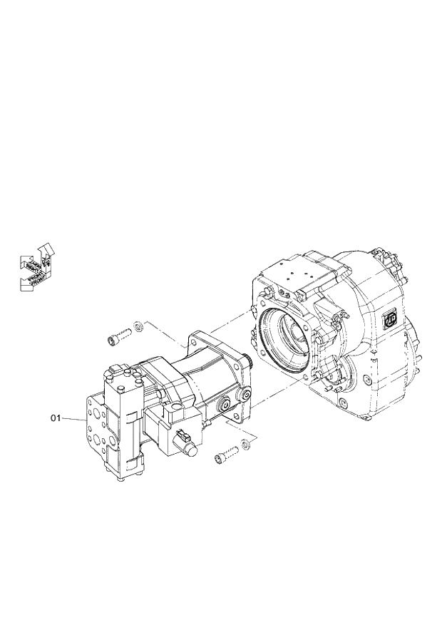 Схема запчастей Hitachi ZX140W-3 - 339 MOTOR OIL (TRAVEL) ( CEB CED 005001-, CEA 050001-). 02 MOTOR