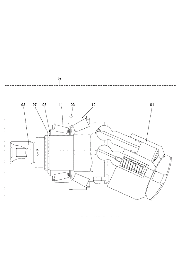 Схема запчастей Hitachi ZX140W-3 - 341 ROTARY GROUP ( CEB CED 005001-, CEA 050001-). 02 MOTOR