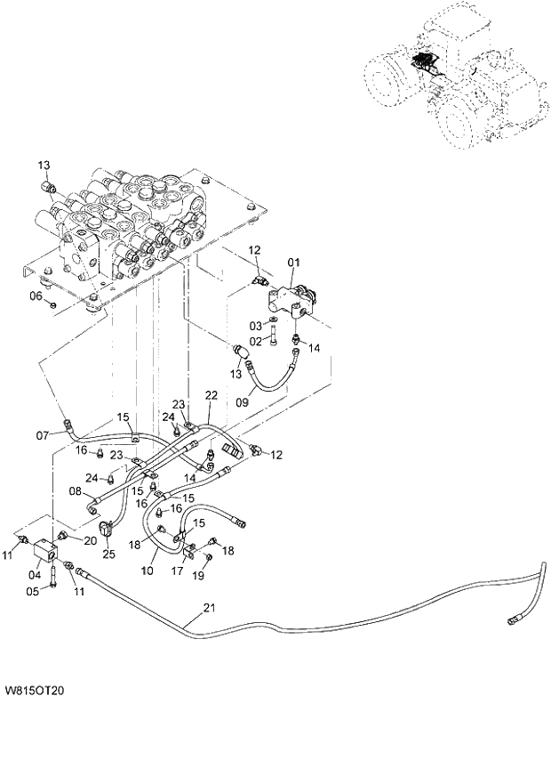 Схема запчастей Hitachi ZW180 - 237 QUICK COUPLER PARTS (6CF,H3F,HCF,HEF) (OTC,OTC002) (000101-004999, 005101-). 07 LOADER ATTACHMENT