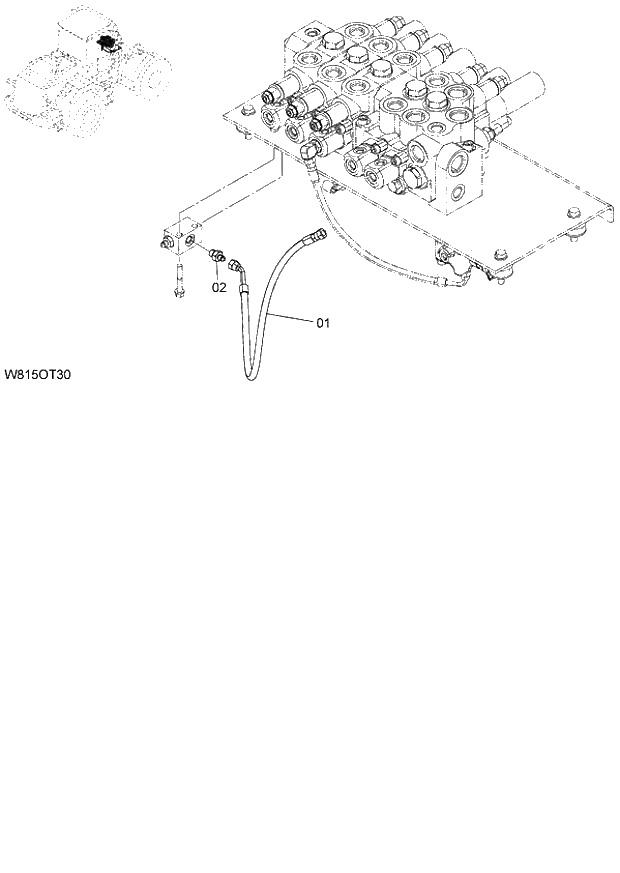 Схема запчастей Hitachi ZW180 - 238 QUICK COUPLER (WITH RIDE CONTROL) (6CF,H3F,HCF,HEF) (RID,OTC,OTC002) (000101-004999, 005101-). 07 LOADER ATTACHMENT