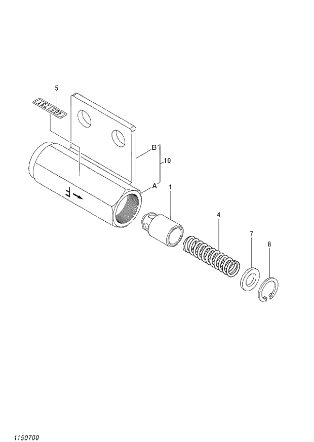 Схема запчастей Hitachi ZX140W-3 - 384 VALVE CHECK ( CEB CED 002001-,005001- CEA 020001-,050001-). 03 VALVE