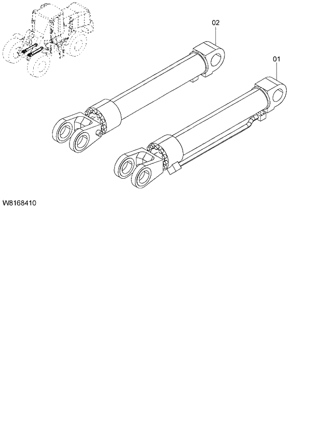 Схема запчастей Hitachi ZW220 - 223_LIFT ARM CYLINDER (000101-004999, 005101-). 07 LOADER ATTACHMENT