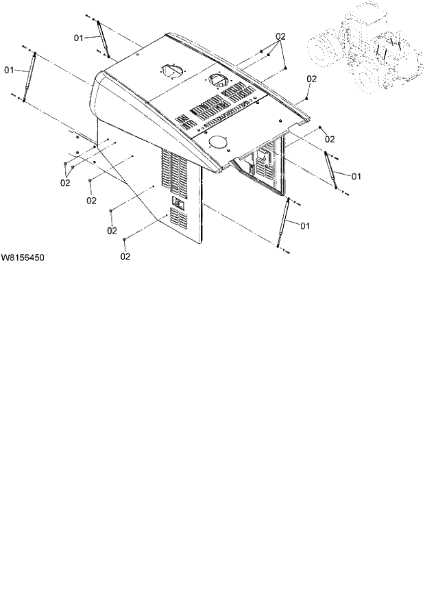 Схема запчастей Hitachi ZW180 - 045 GAS SPRING (000101-004999, 005101-). 03 CHASSIS