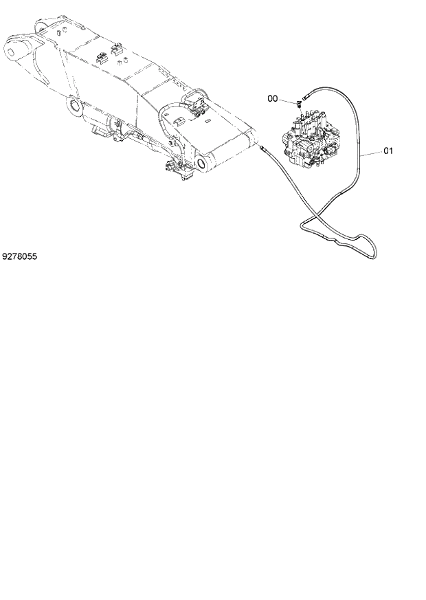 Схема запчастей Hitachi ZX140W-3 - 311 HOSE RUPTURE VALVE PIPING (ARM)(2P-BOOM)(1) ( CEB CED 002001-, CEA 020001-). 04 FRONT-END ATTACHMENTS(2P-BOOM)