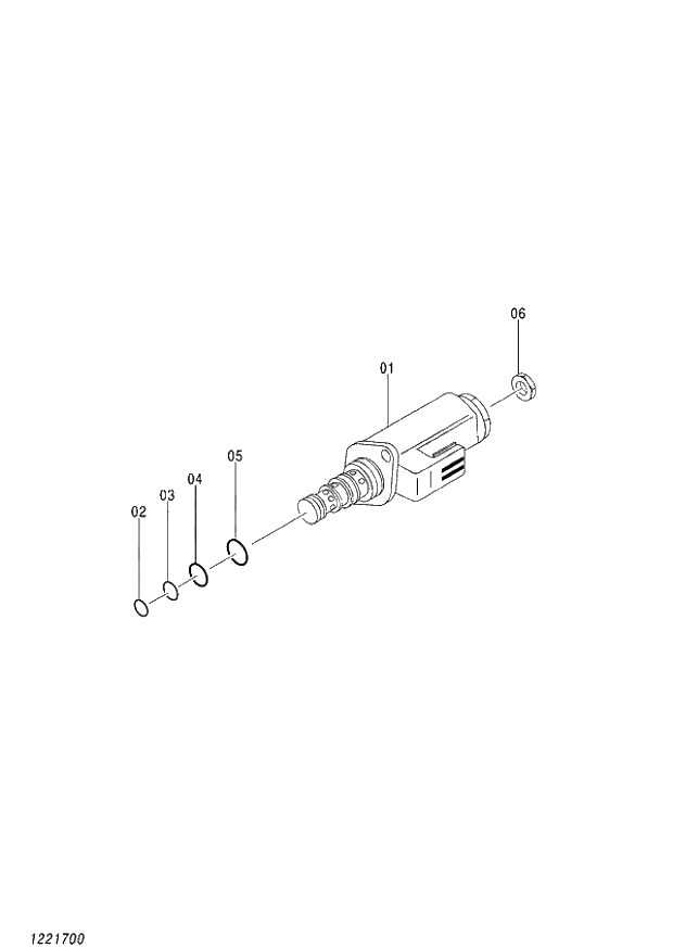 Схема запчастей Hitachi ZX870LCH-3 - 008 VALVE REDUCING (020001-). 01 PUMP