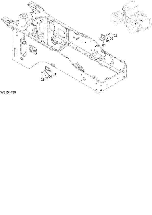 Схема запчастей Hitachi ZW180 - 027 STOPPER (OSK010) (000101-004999, 005101-). 02 POWER TRAIN