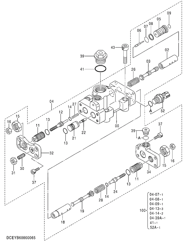 Схема запчастей Hitachi ZX250LCK-5G - 004 REGULATOR;PUMP 01 PUMP