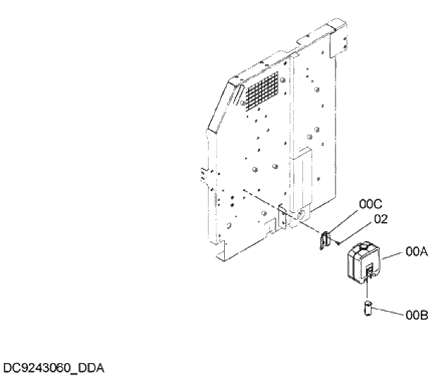 Схема запчастей Hitachi ZX280LC-5G - 031 WINDOW WASHER 07 ELECTRIC SYSTEM