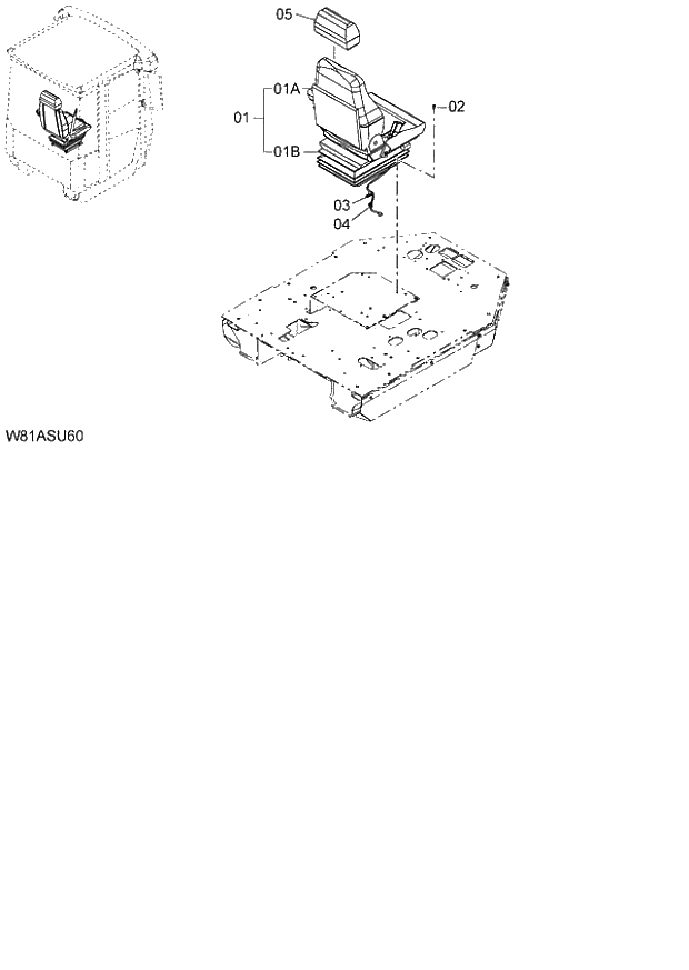 Схема запчастей Hitachi ZW250 - 117_AI~1 04 CAB