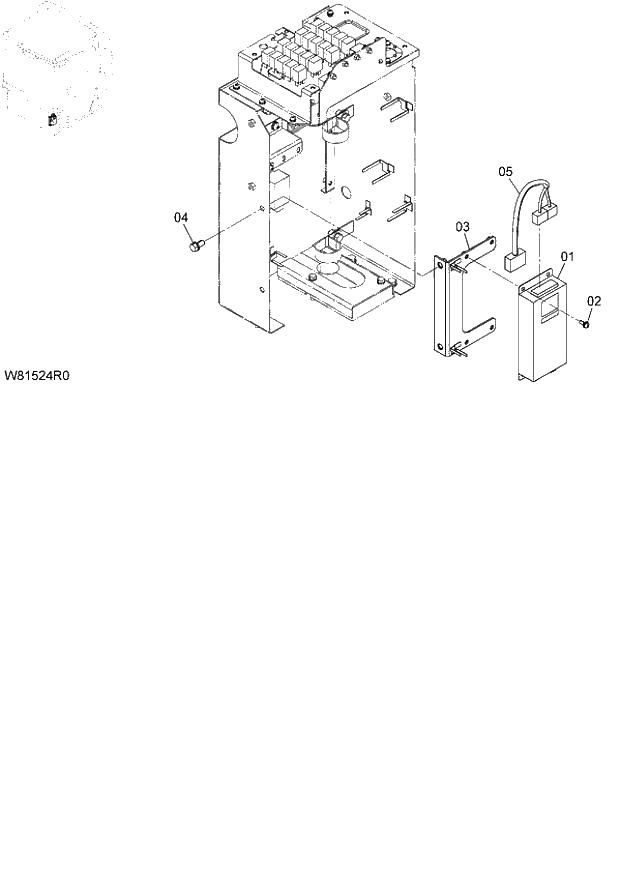 Схема запчастей Hitachi ZW180 - 144 GPS UNIT (GPS) (000101-004999, 005101-). 05 ELECTRICAL SYSTEM