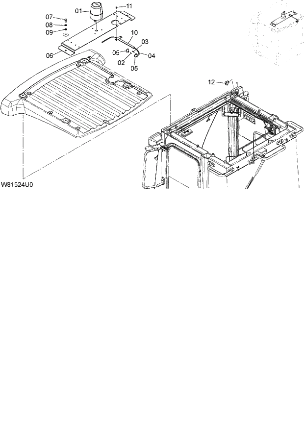 Схема запчастей Hitachi ZW180 - 147 YELLOW ROTARY BEACON (RLY004) (000101-004999, 005101-). 05 ELECTRICAL SYSTEM