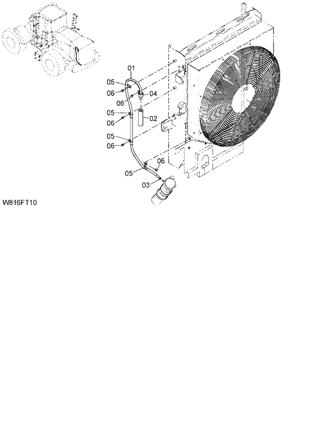 Схема запчастей Hitachi ZW220 - 017_BREATHER(FTB) (000101-004999, 005101-). 01 ENGINE