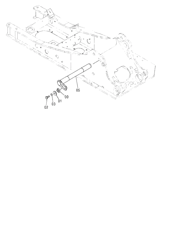 Схема запчастей Hitachi ZX130 - 002_BOOM FOOT PIN (060001-). 01 UPPERSTRUCTURE