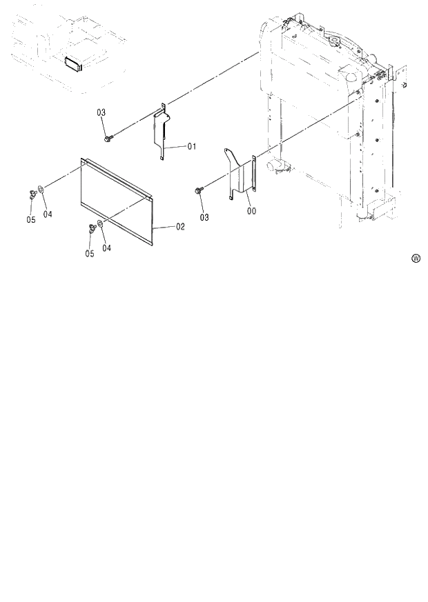 Схема запчастей Hitachi ZX120-E - 013_INTER COOLER NET (060001-). 01 UPPERSTRUCTURE