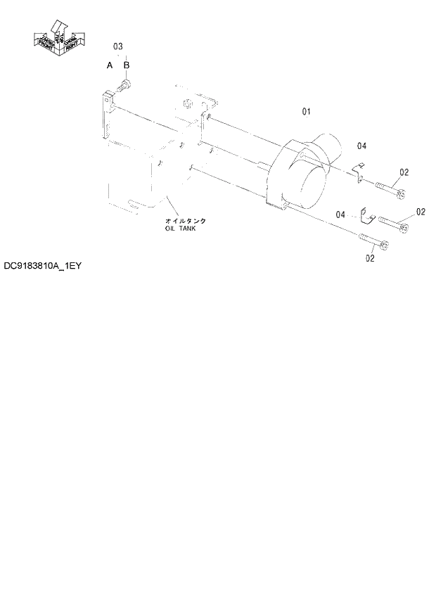 Схема запчастей Hitachi ZX130H - 052_ENGINE CONTROL MOTOR (AUTO. ENGINE CONTROL) (060001-). 01 UPPERSTRUCTURE