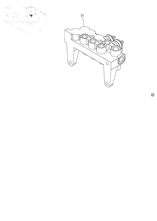 Схема запчастей Hitachi ZX130 - 062_SOLENOID VALVE (060001-). 01 UPPERSTRUCTURE