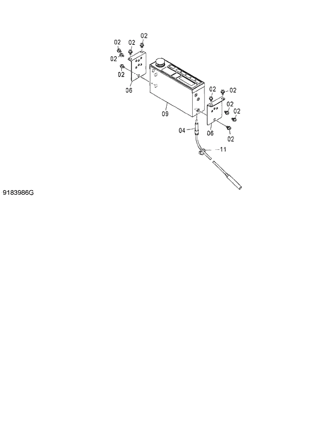 Схема запчастей Hitachi ZX120-E - 084_RADIO (AM_FM) (060001-). 01 UPPERSTRUCTURE