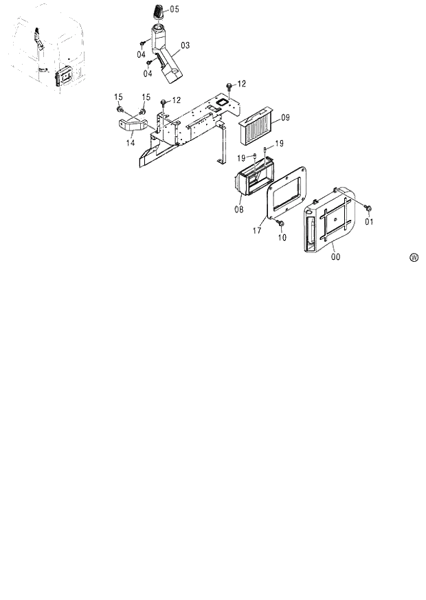 Схема запчастей Hitachi ZX130K - 129_DUCT 120,130,H,K (060001-). 01 UPPERSTRUCTURE