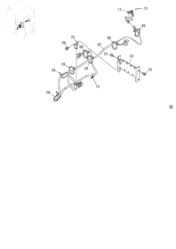 Схема запчастей Hitachi ZX130H - 181_HEATER SEAT PARTS 130 (060001-). 01 UPPERSTRUCTURE