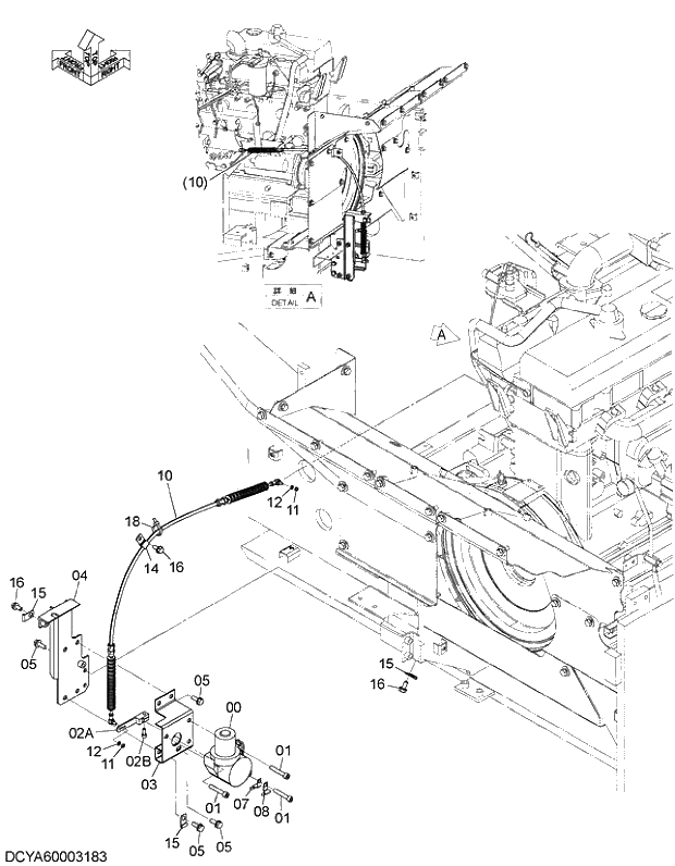 Схема запчастей Hitachi ZX470R-5G - 011 ENGINE CONTROL MOTOR 09 ELECTRIC SYSTEM